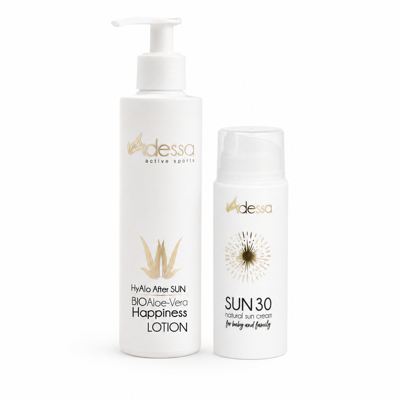 Adessa „Sonnenglück PUR“ Set – LSF 30 & After Sun HAPPINESS