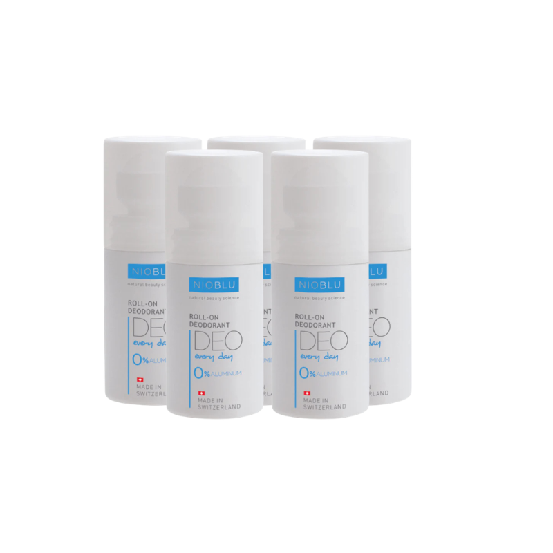 Nioblu Deo Roll-On 0 % Vorteilsset 5 Stück