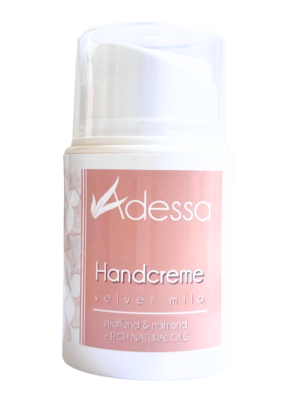 Adessa Handcreme Velvet Mila, Neues Design