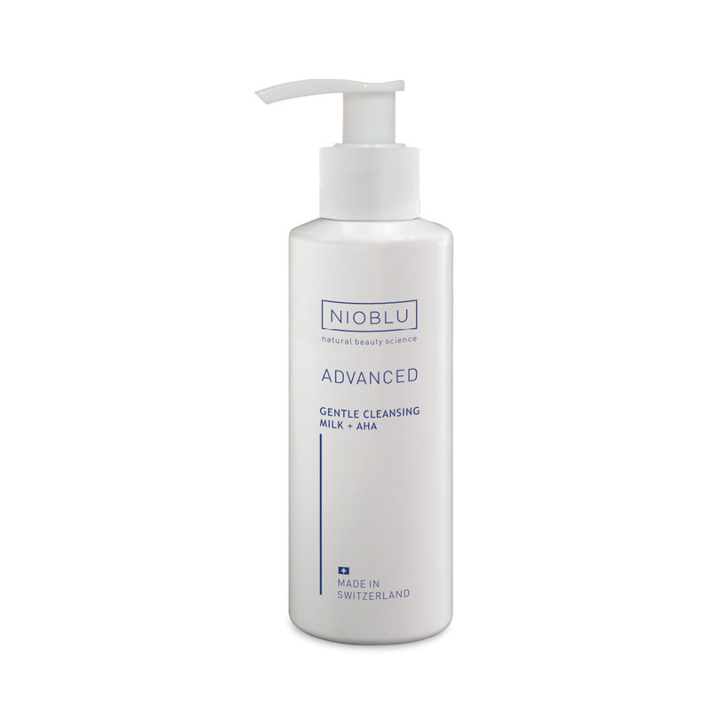 Nioblu Sanfte Reinigungsmilch + AHA