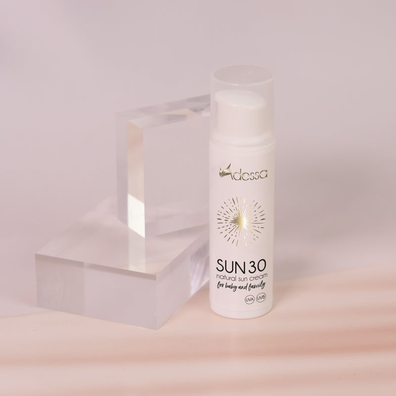 Adessa SUN 30 natural sun cream BIO, Reisegröße, 10ml