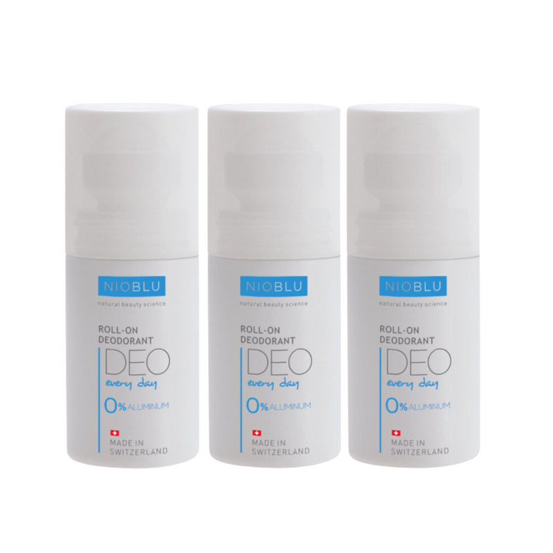 Nioblu 3er-Set Deo Roll-on Deodorant 0 % Aluminium