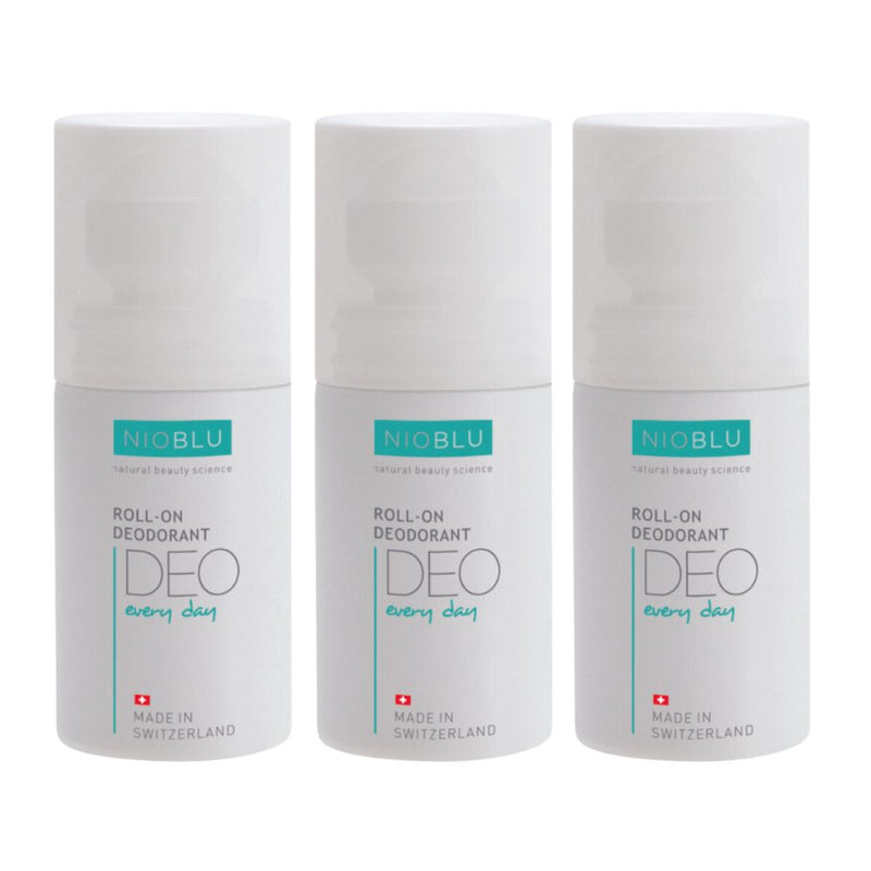 Nioblu 3er-Set Deo Roll-on Deodorant