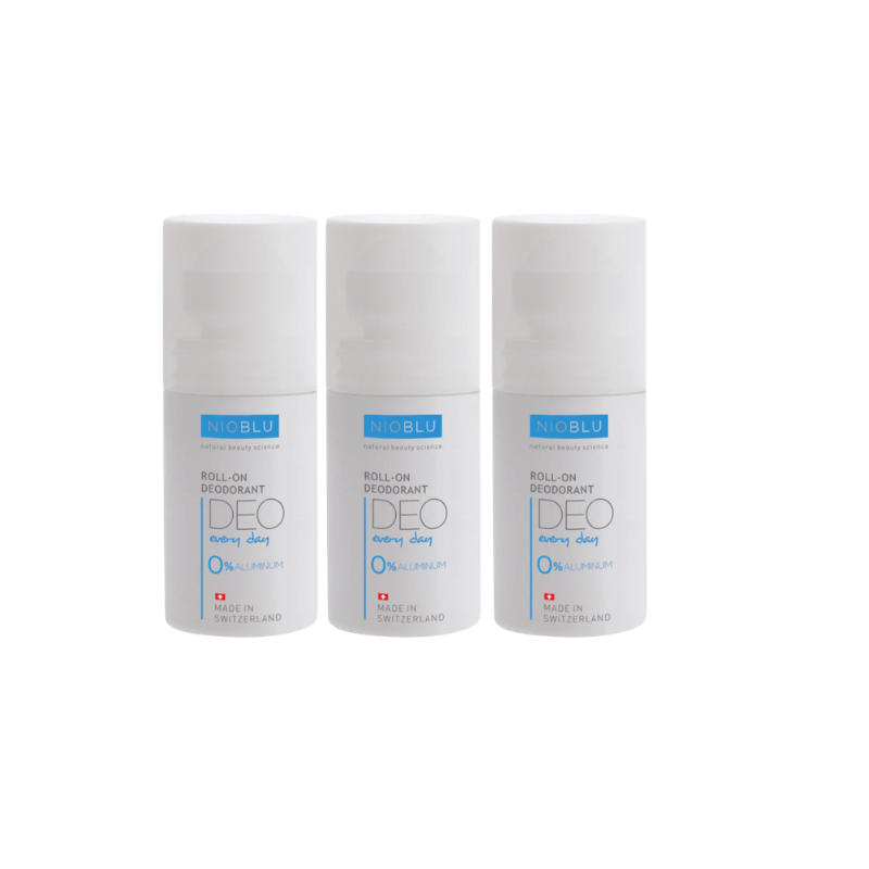 Nioblu 3er-Set Deo Roll-on Deodorant 0 % Aluminium