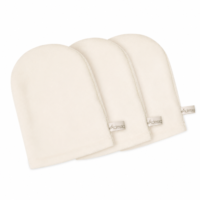 Adessa „Fluffy“ Waschhandschuh 3er Set