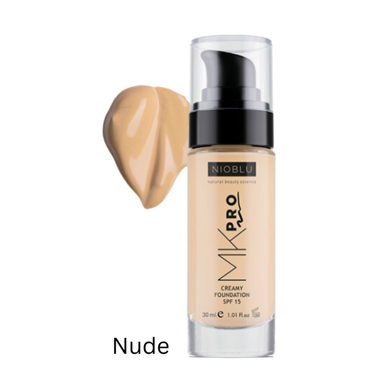 Nioblu MKPro Cremige Make-up-Grundierung SPF 15 Nude