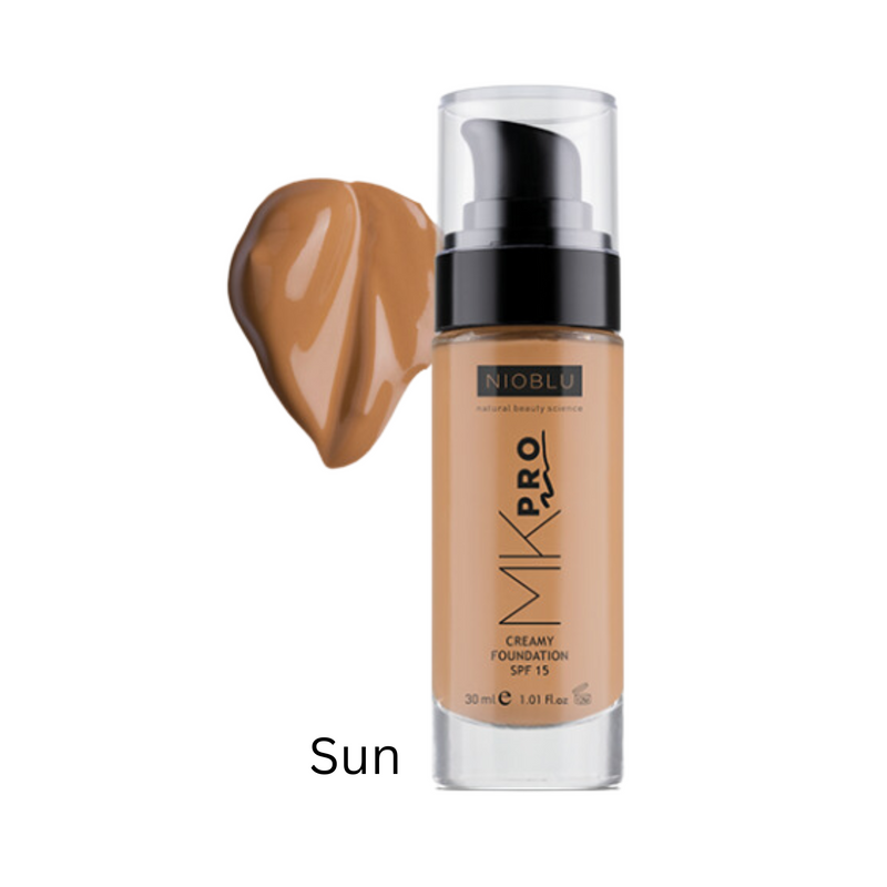 Nioblu MKPro Cremige Make-up-Grundierung SPF 15 Sun