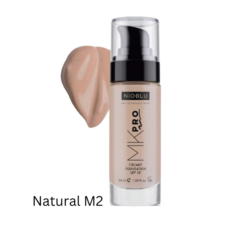 Nioblu MKPro Cremige Make-up-Grundierung SPF 15 Natural M2