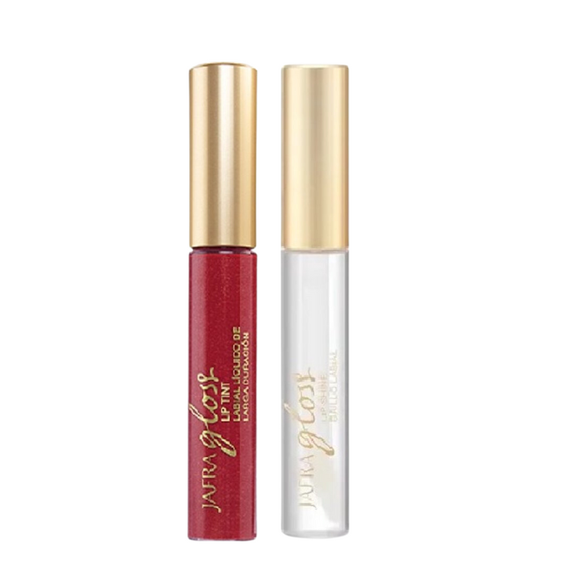 JAFRA Flüssiger Lippenstift/ Lipgloss Duo Red