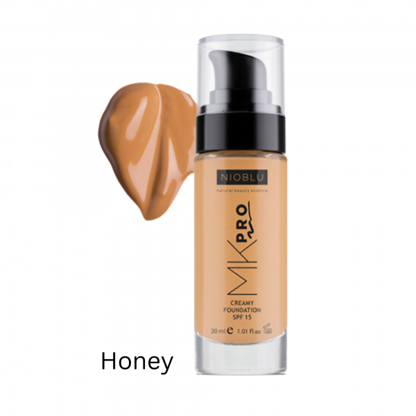 Nioblu MKPro Cremige Make-up-Grundierung SPF 15 Honey